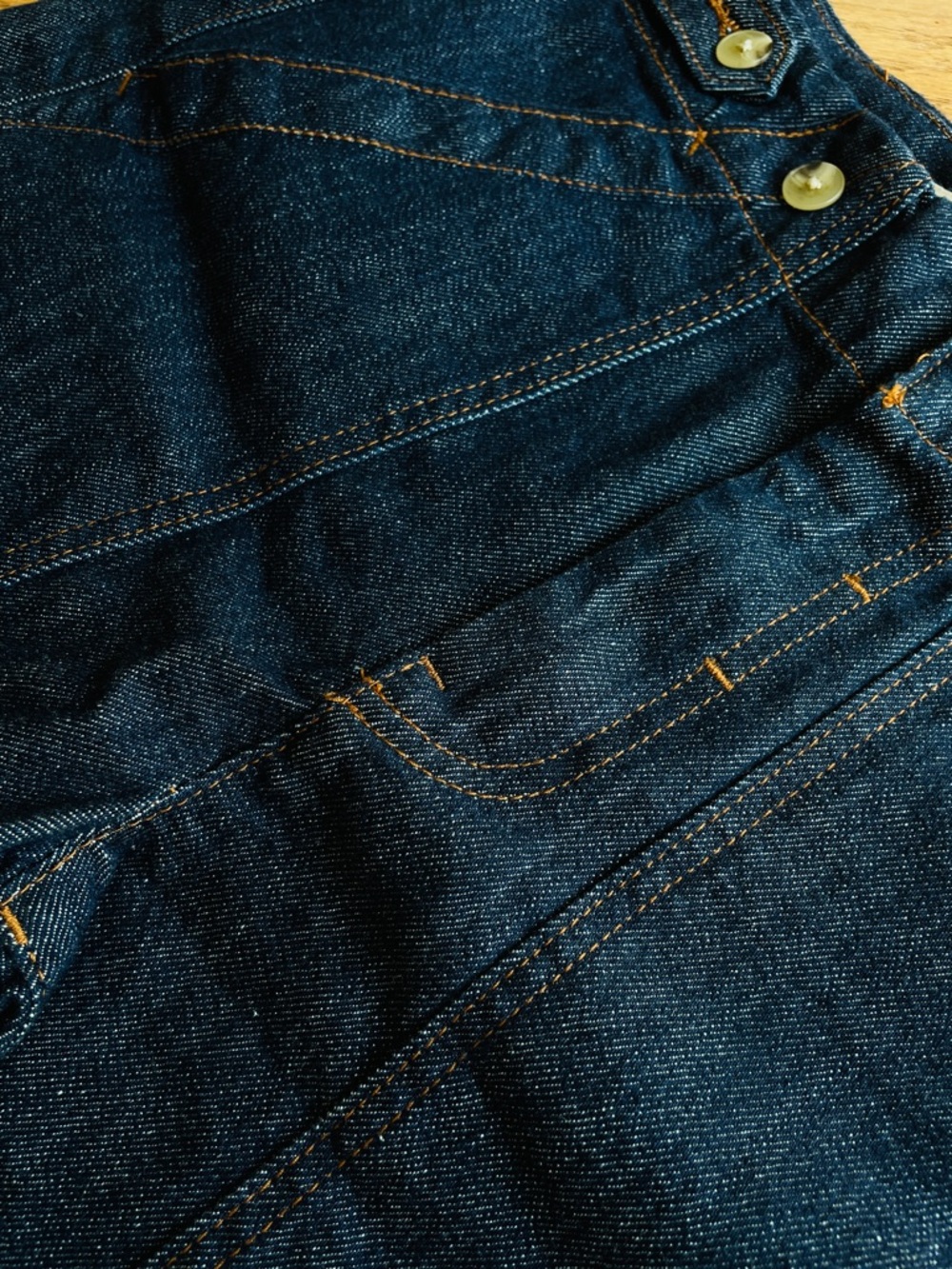 Anthropologies_Pilcro Henri Camper Shorts High Rise Dark Denim Wash — Size 26 - Picture 9 of 10